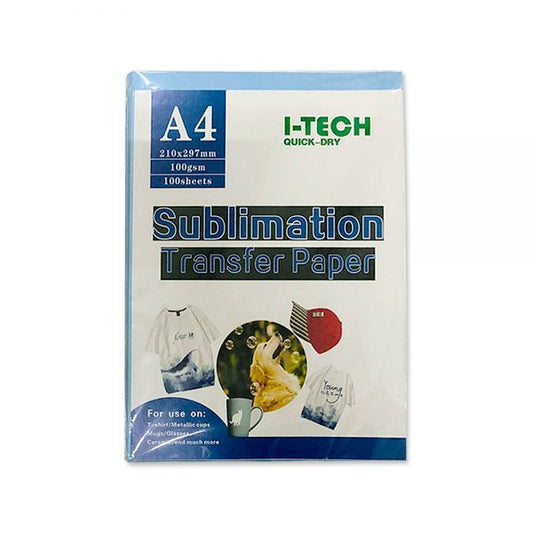i-Tech Sublimation Paper Quick Dry (Blue Back)