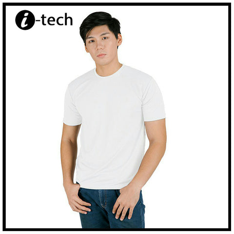I-Tech Drifit TShirt Round Neck Unisex (Super White)